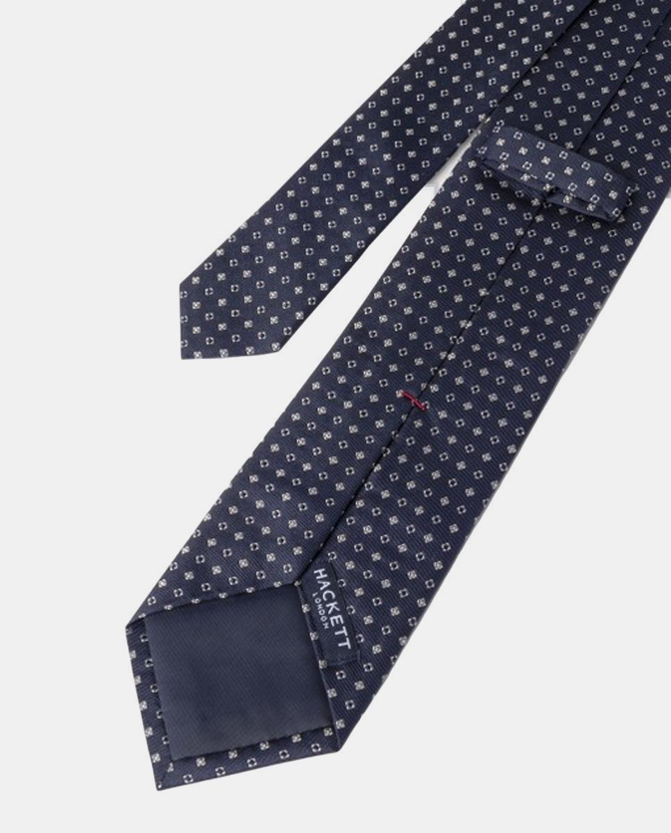 Gravata às Mini Bolinhas Azul-3