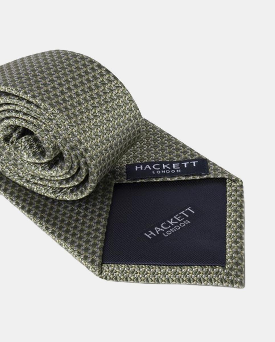 Gravata de Seda Lisa Verde-2