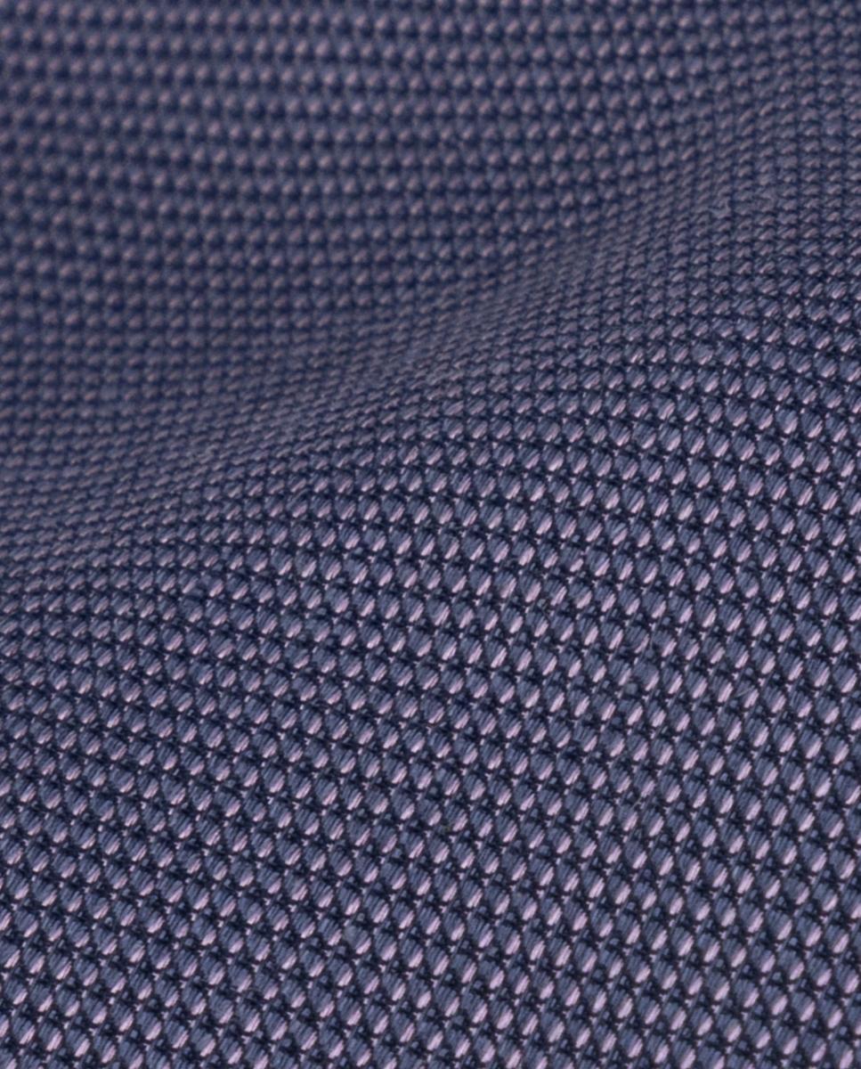 Gravata de Seda e Linho com Micro Estrutura Roxo-2