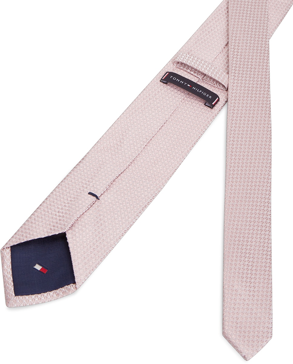 Gravata com Micro Estampado - Rosa Rosa-2
