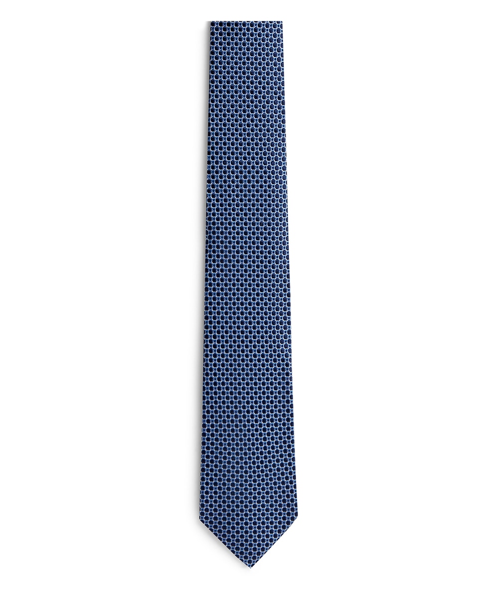 Imagem 0 de Gravata com Micro Estampado - Azul-Marinho