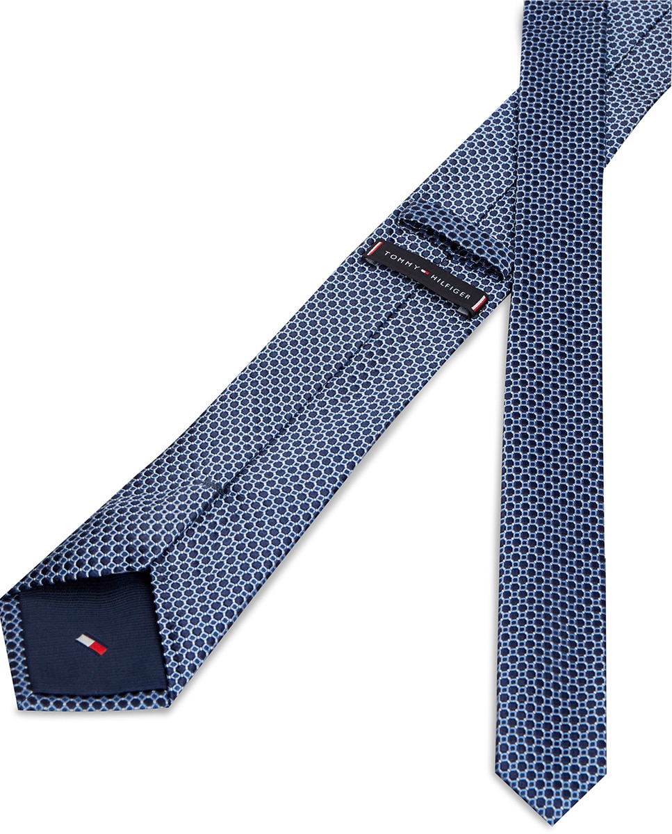 Gravata com Micro Estampado - Azul-Marinho Azul-marinho-2