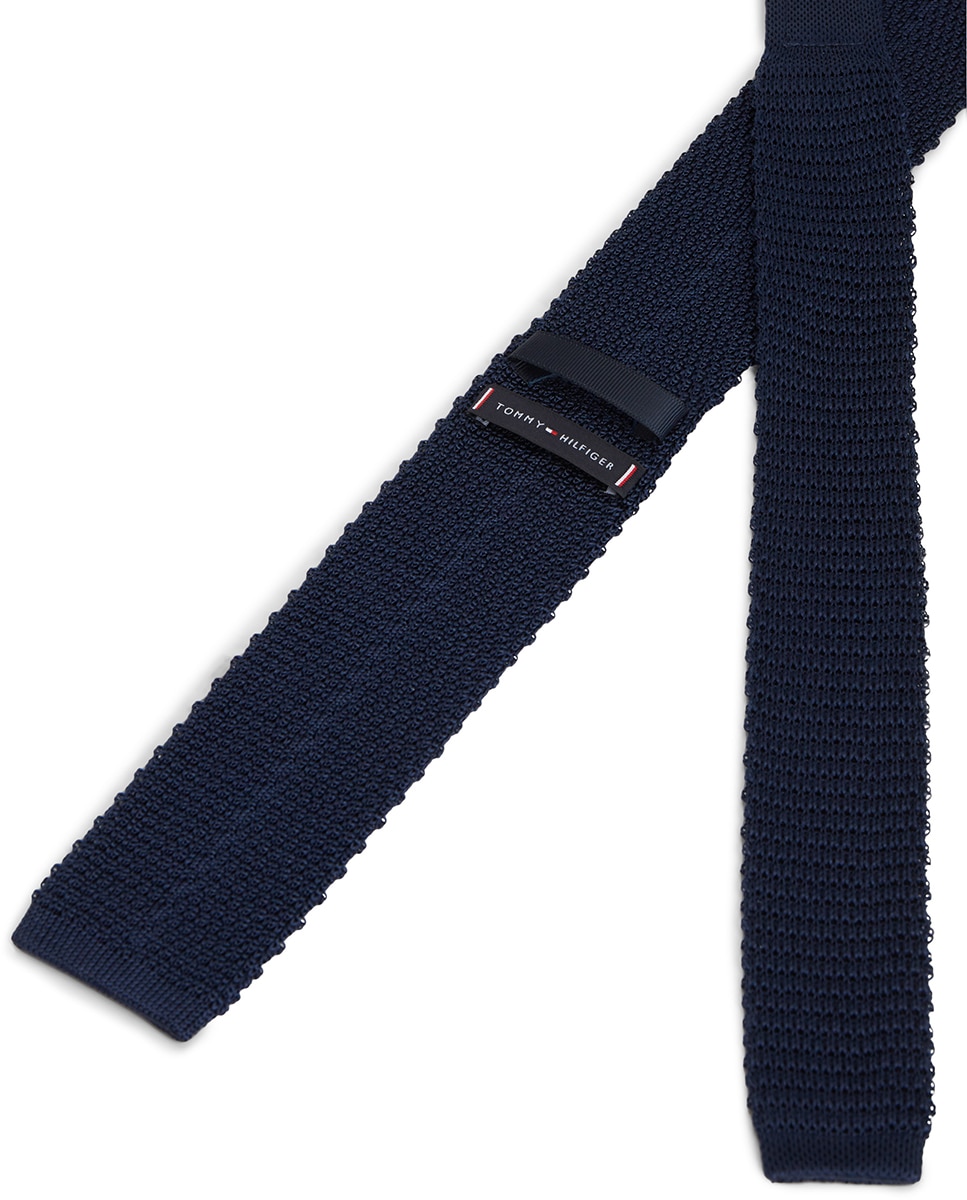 Gravata com Efeito de Malha - Azul-Marinho Azul-marinho-2