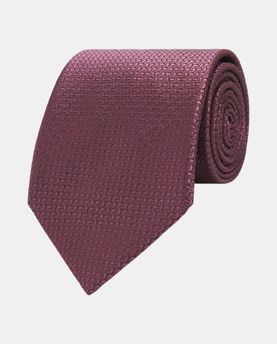 Imagem 0 de Gravata de Seda Natural com Jacquard de Microdesenho
