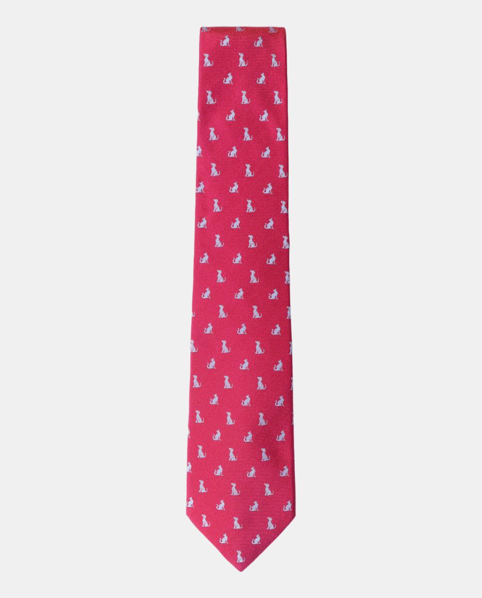 Imagen 1 de Corbata seda de hombre Rojo