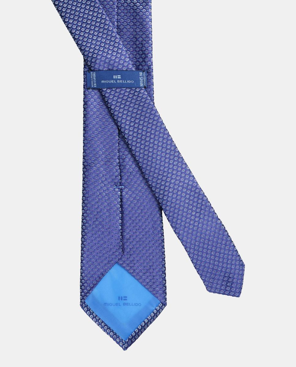 Corbata seda de hombre - Bellido - Azul Azul-2