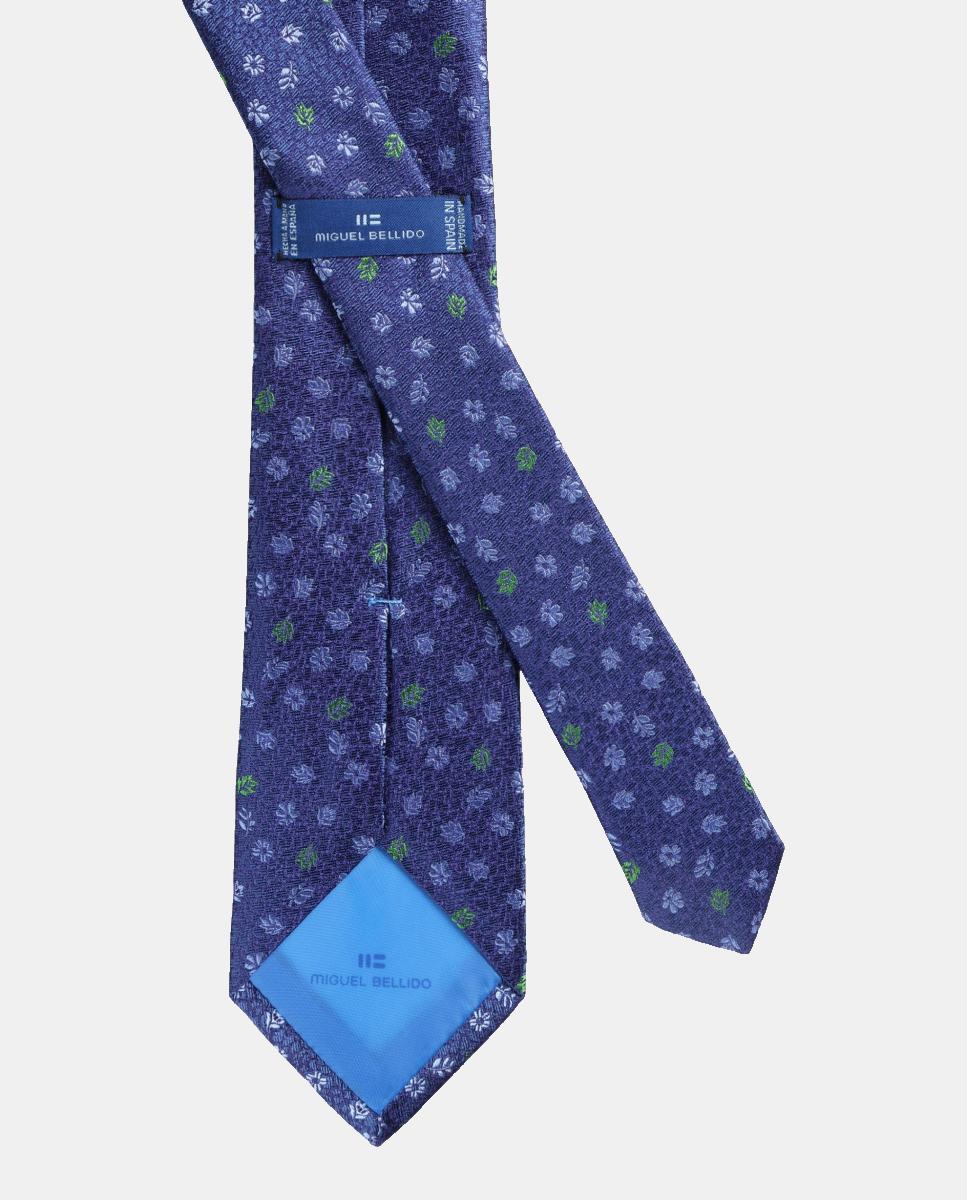 Corbata seda de hombre - Bellido - Azul Azul-2