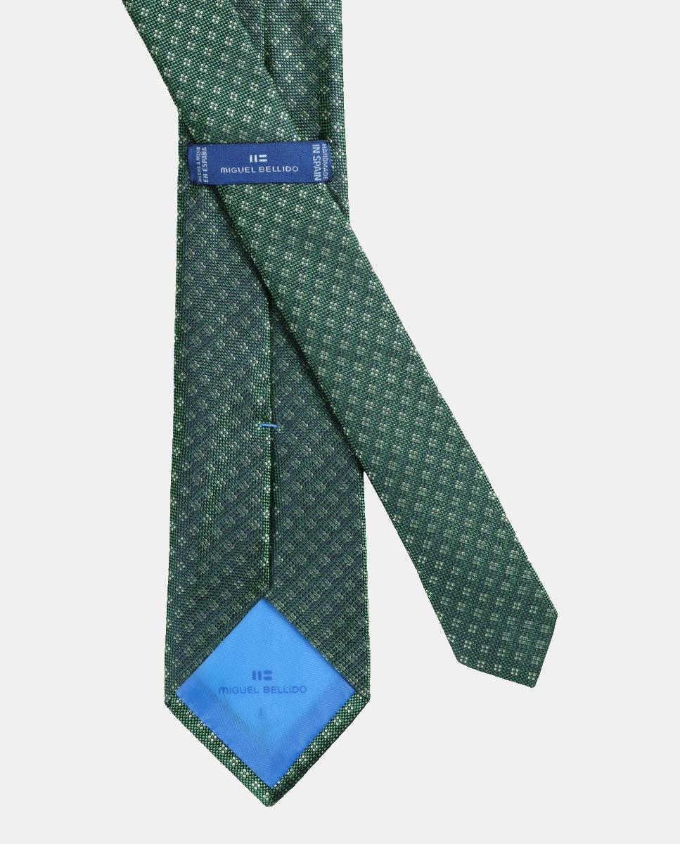 Corbata seda de hombre - Bellido - Verde Verde-2