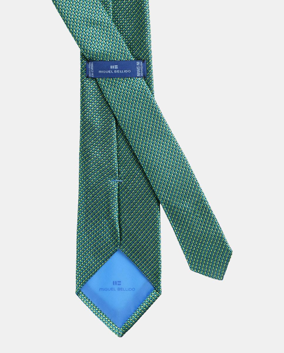 Imagen 2 de Corbata seda de hombre - Bellido - Verde Verde