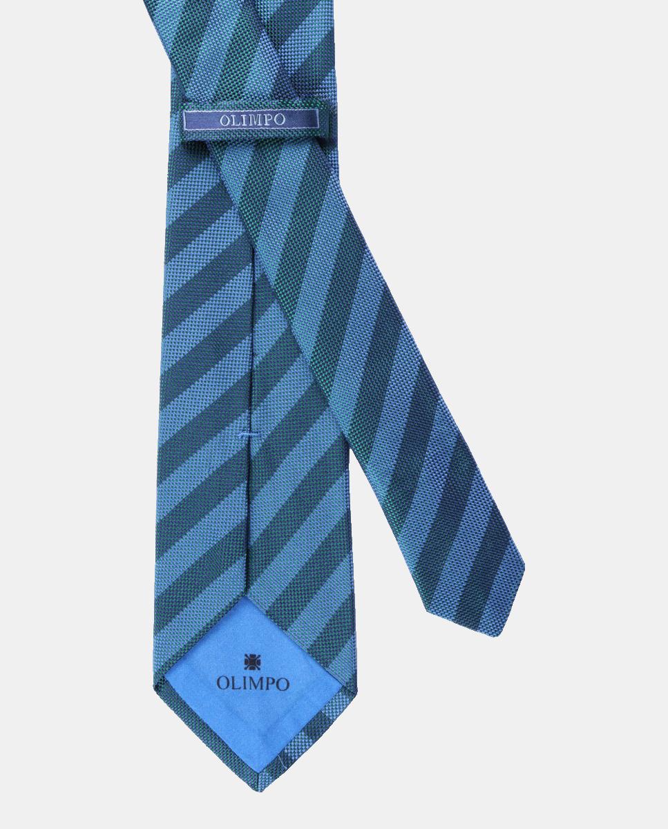 Gravata de Seda Premium Azul-2