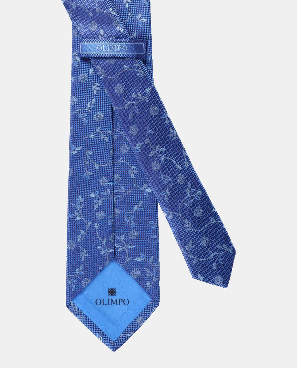 Gravata de Seda Premium Azul-2