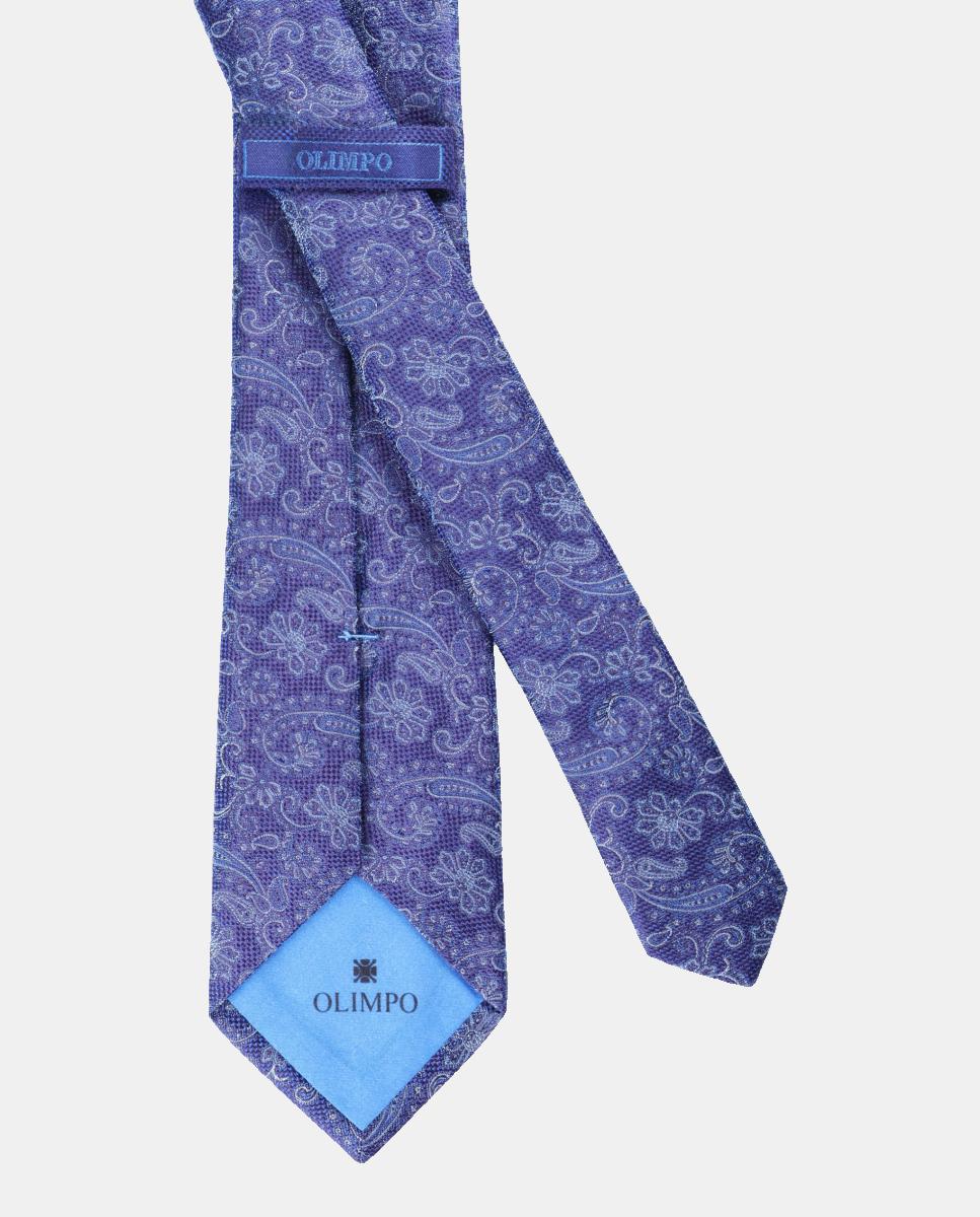 Gravata de Seda Premium Azul-2