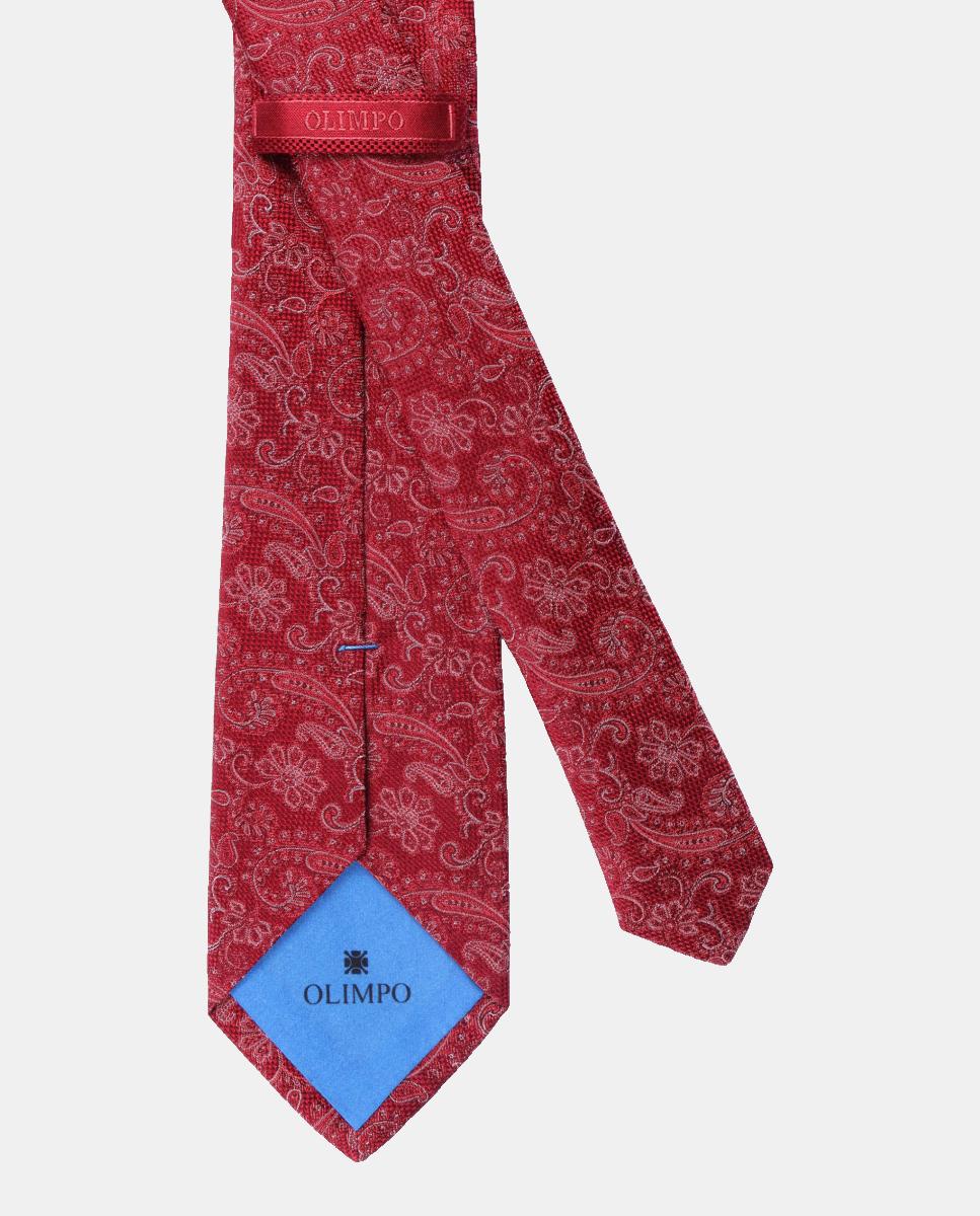 Gravata de Seda Premium Vermelho-2