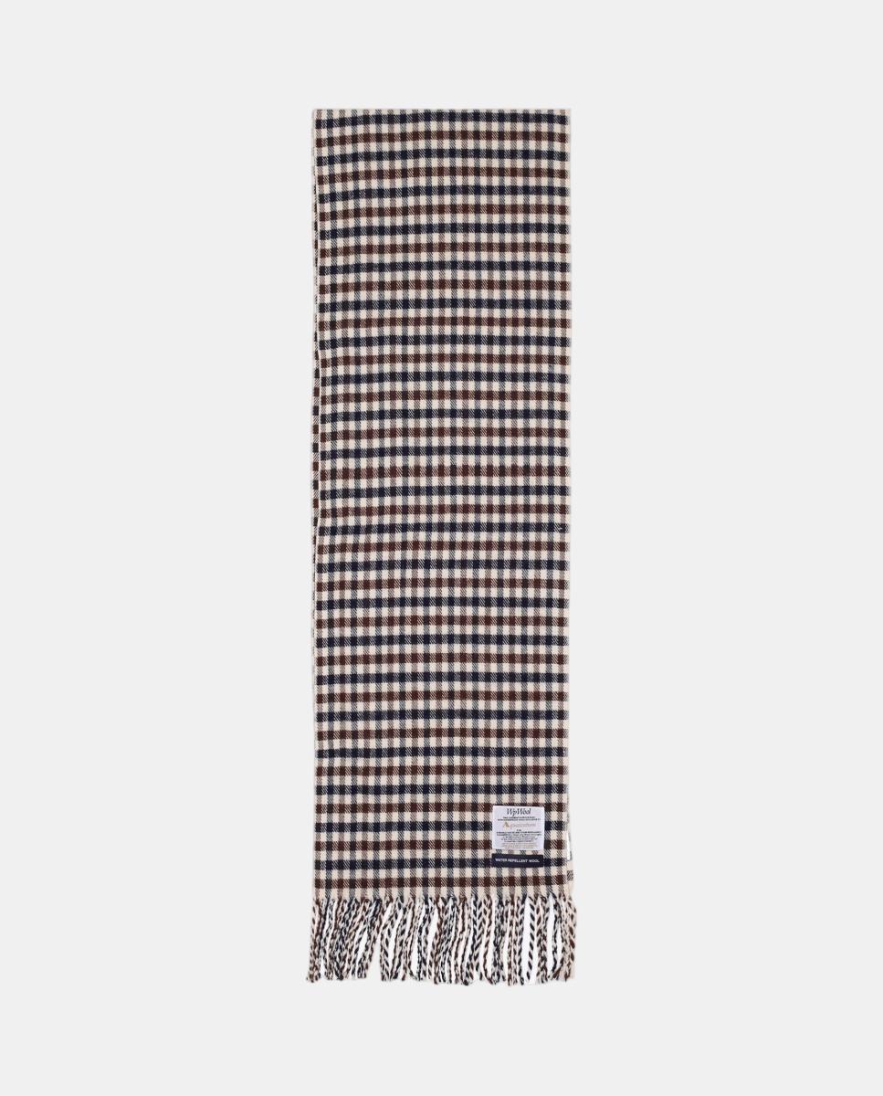 Imagen 6 de Bufanda 100% lana con diseño de cuadros y flecos - AQUASCUTUM - Multicolor Multicolor