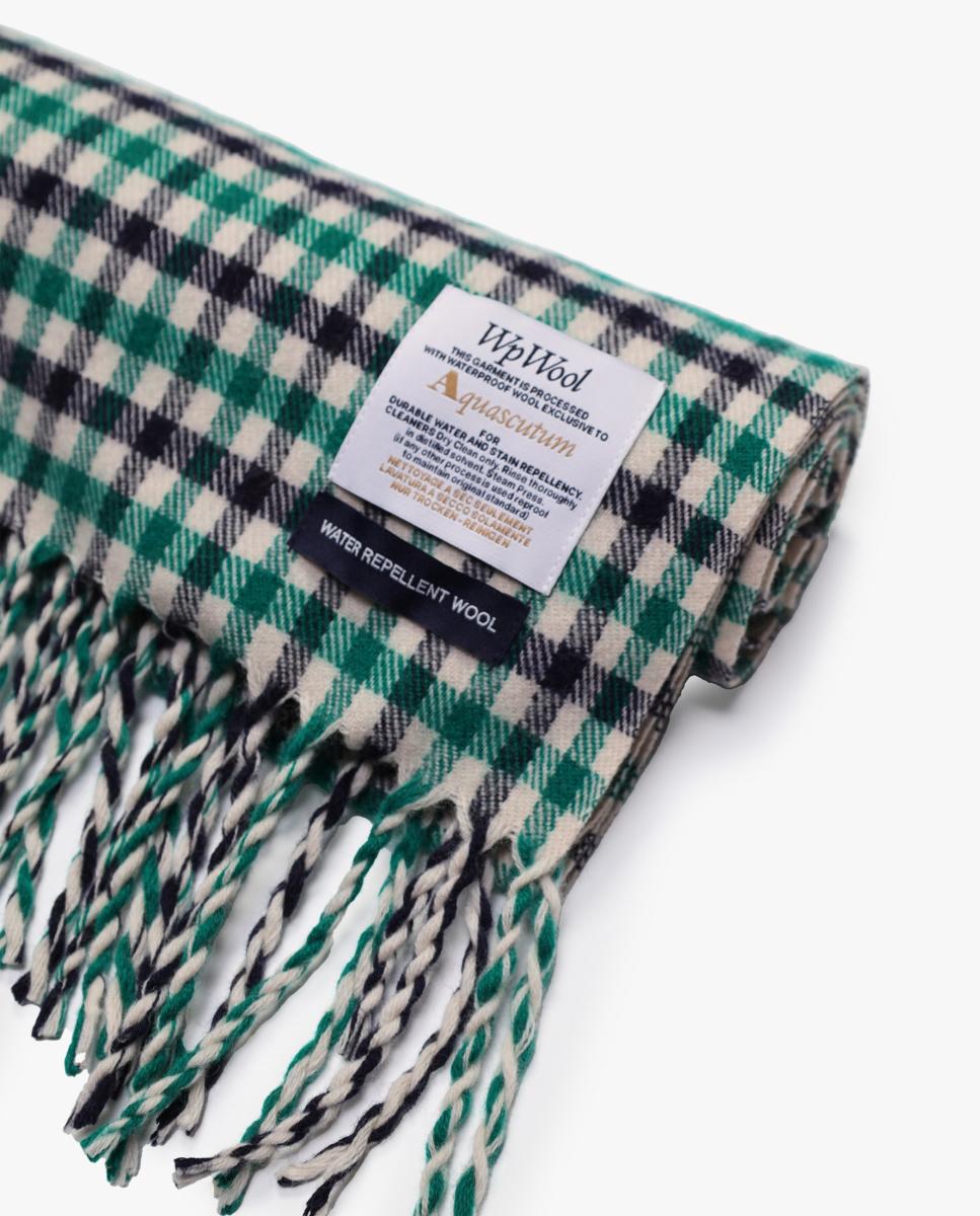 Imagen 2 de Bufanda 100% lana con diseño de cuadros y flecos - AQUASCUTUM - Multicolor Multicolor