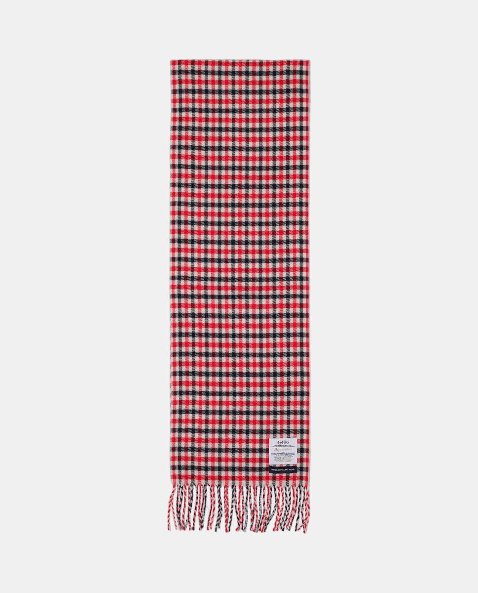 Imagen 3 de Bufanda 100% lana con diseño de cuadros y flecos - AQUASCUTUM - Multicolor Multicolor