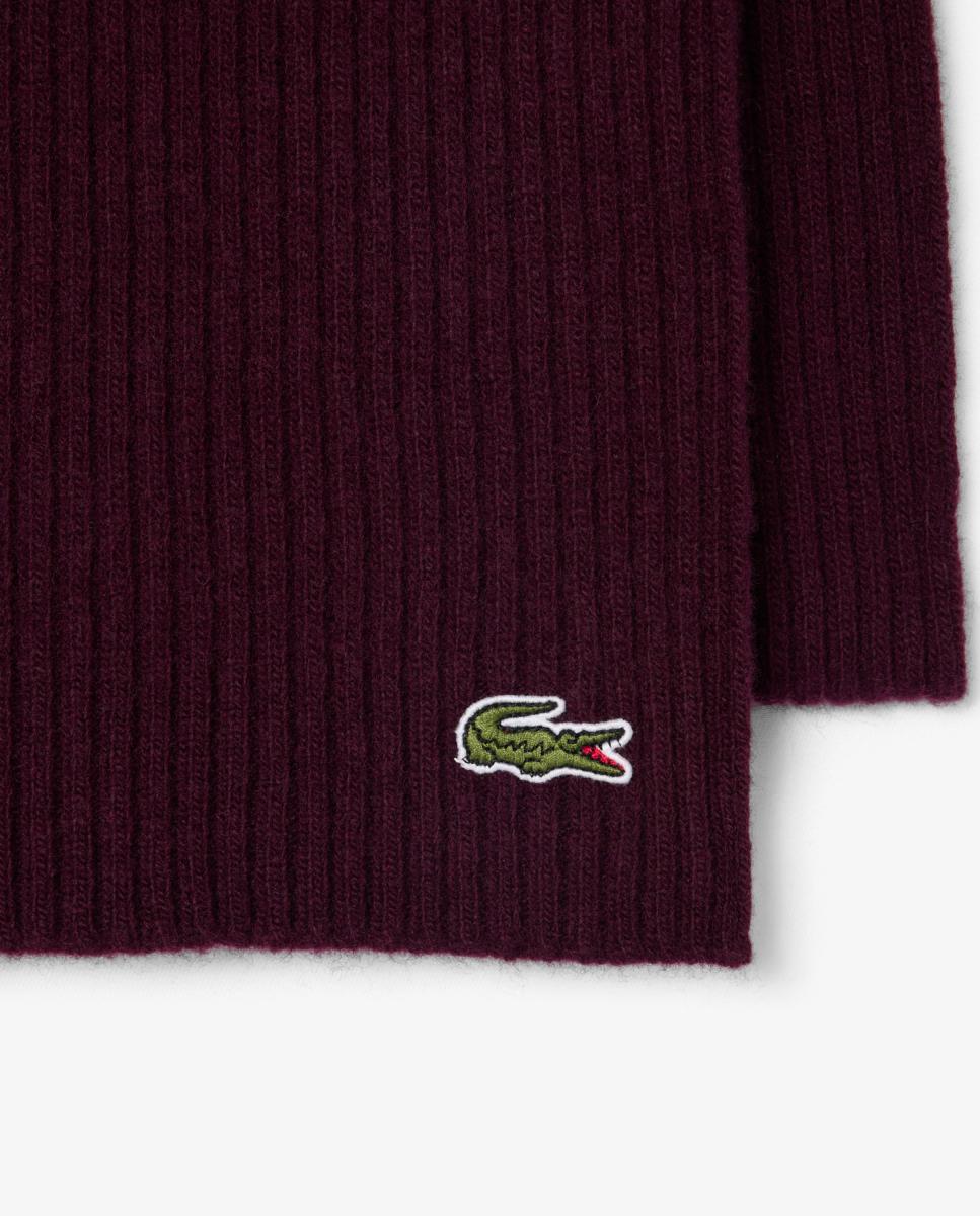 Bufanda de lana - Lacoste - Granate Granate-2
