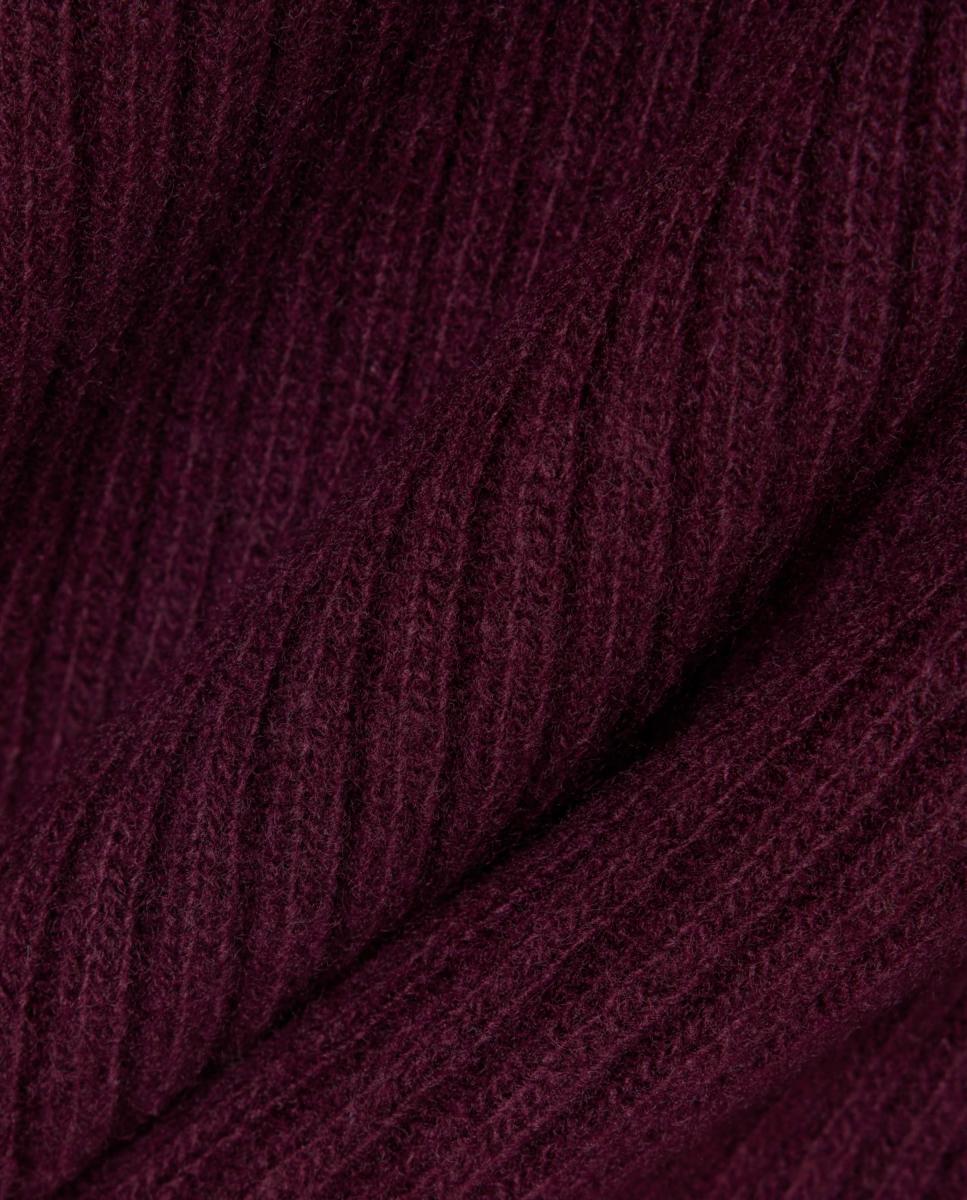 Bufanda de lana - Lacoste - Granate Granate-3