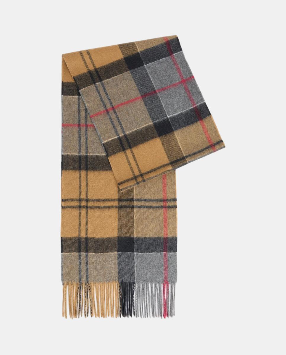 Bufanda tartán 100% cashmere - Barbour - Verde Verde-1