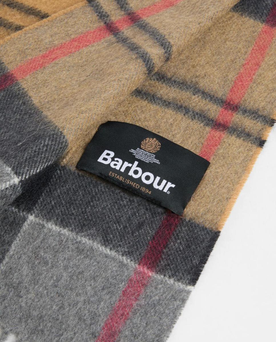 Bufanda tartán 100% cashmere - Barbour - Verde Verde-3