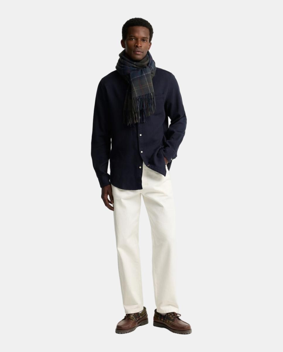 Bufanda tartán 100% lana - Barbour - Verde Verde-5