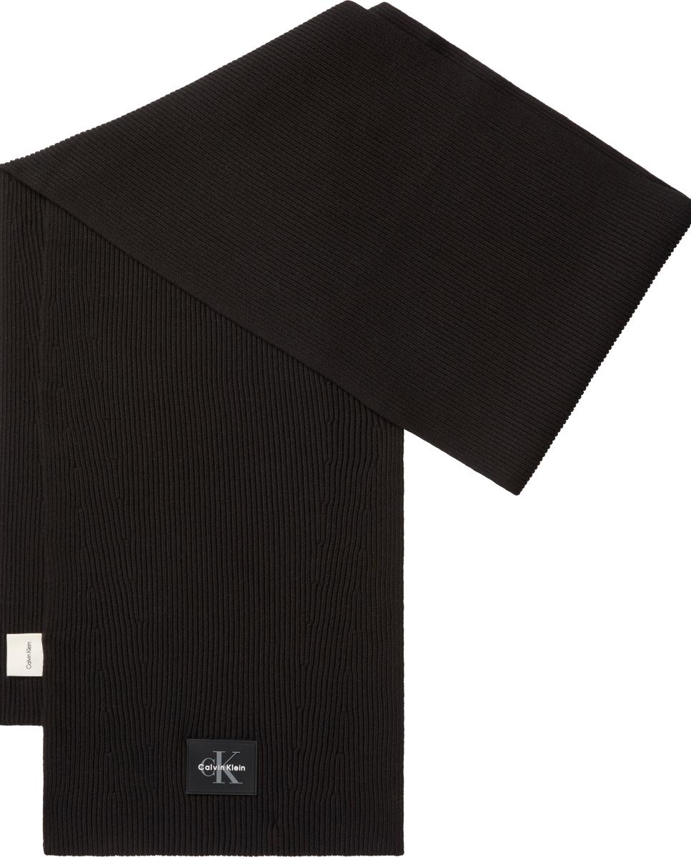 Bufanda Calvin Klein de punto. - Negro Negro-2