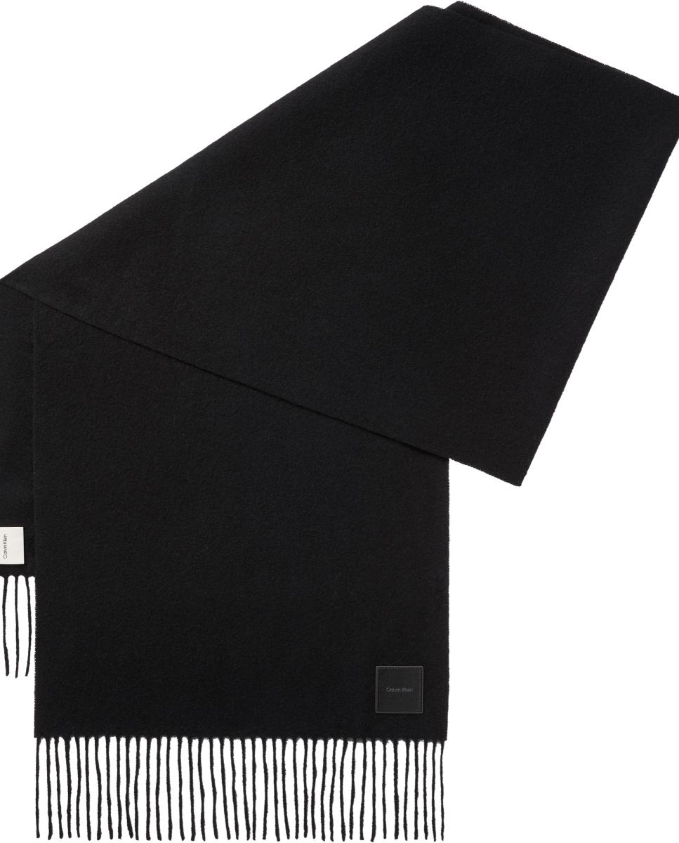 Bufanda Calvin Klein de lana. - Negro Negro-2