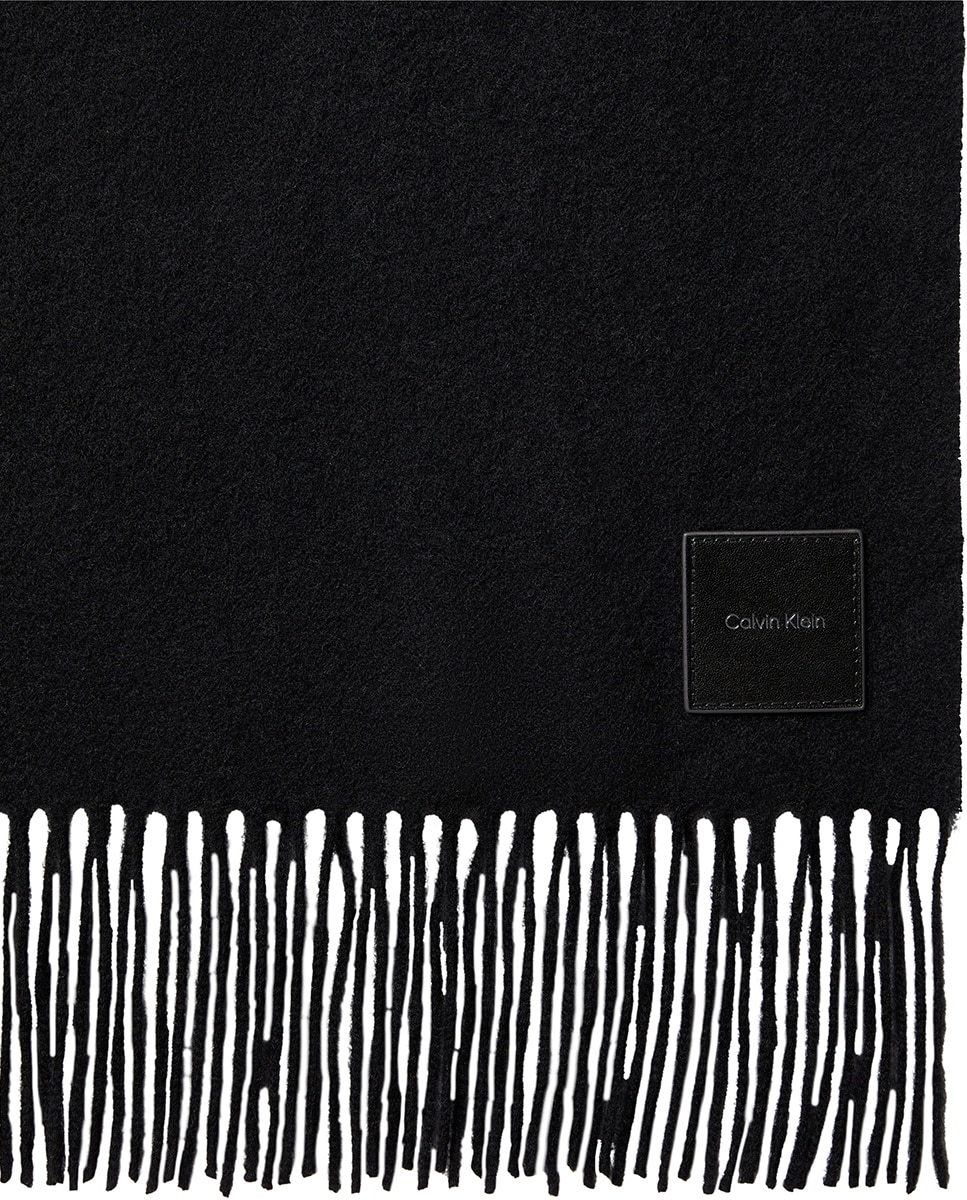 Bufanda Calvin Klein de lana. - Negro Negro-3