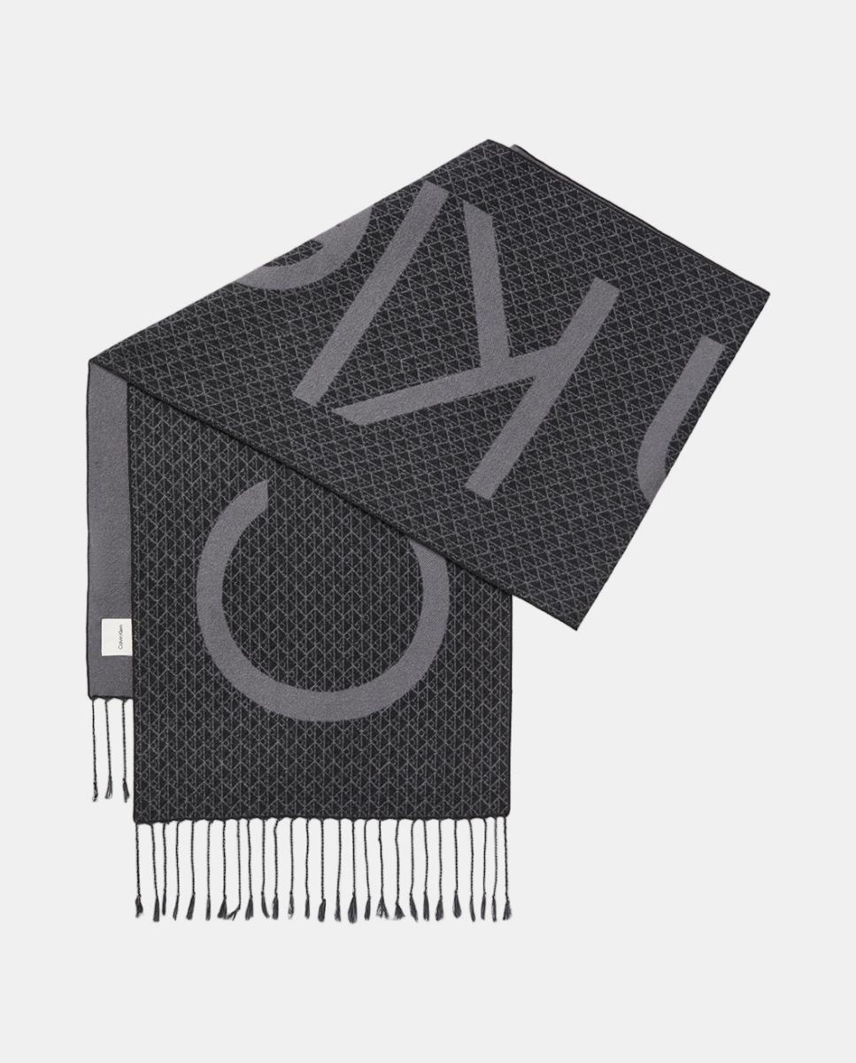 Bufanda Calvin Klein de lana. - Gris claro Gris claro-2