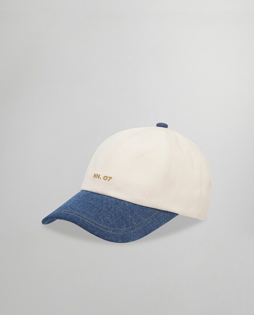 Gorra de algodón con logotipo de hombre.