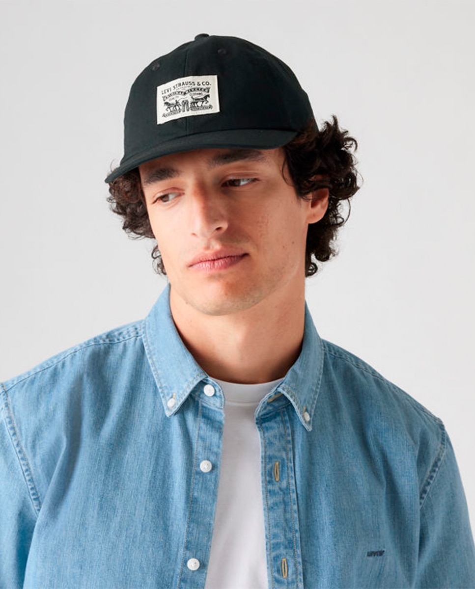 Gorra relaxed dad de hombre - Levi's - Negro Negro-3