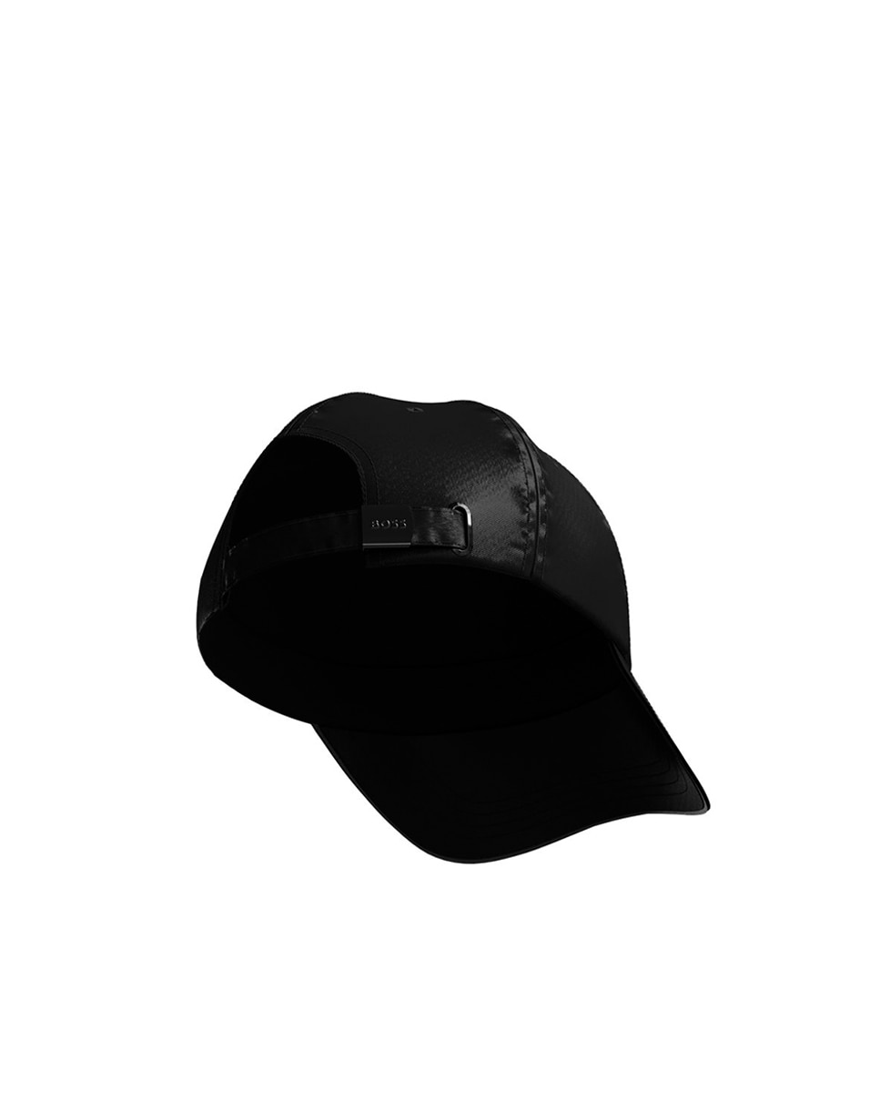 Boné de Poliamida Suave e Ligeira. Preto-2