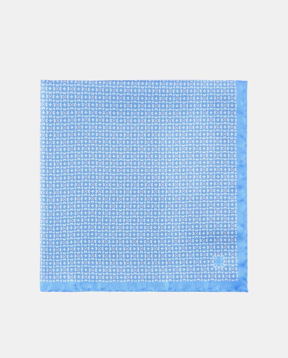 Imagen 0 de Pañuelo bolsillo seda hombre Azul