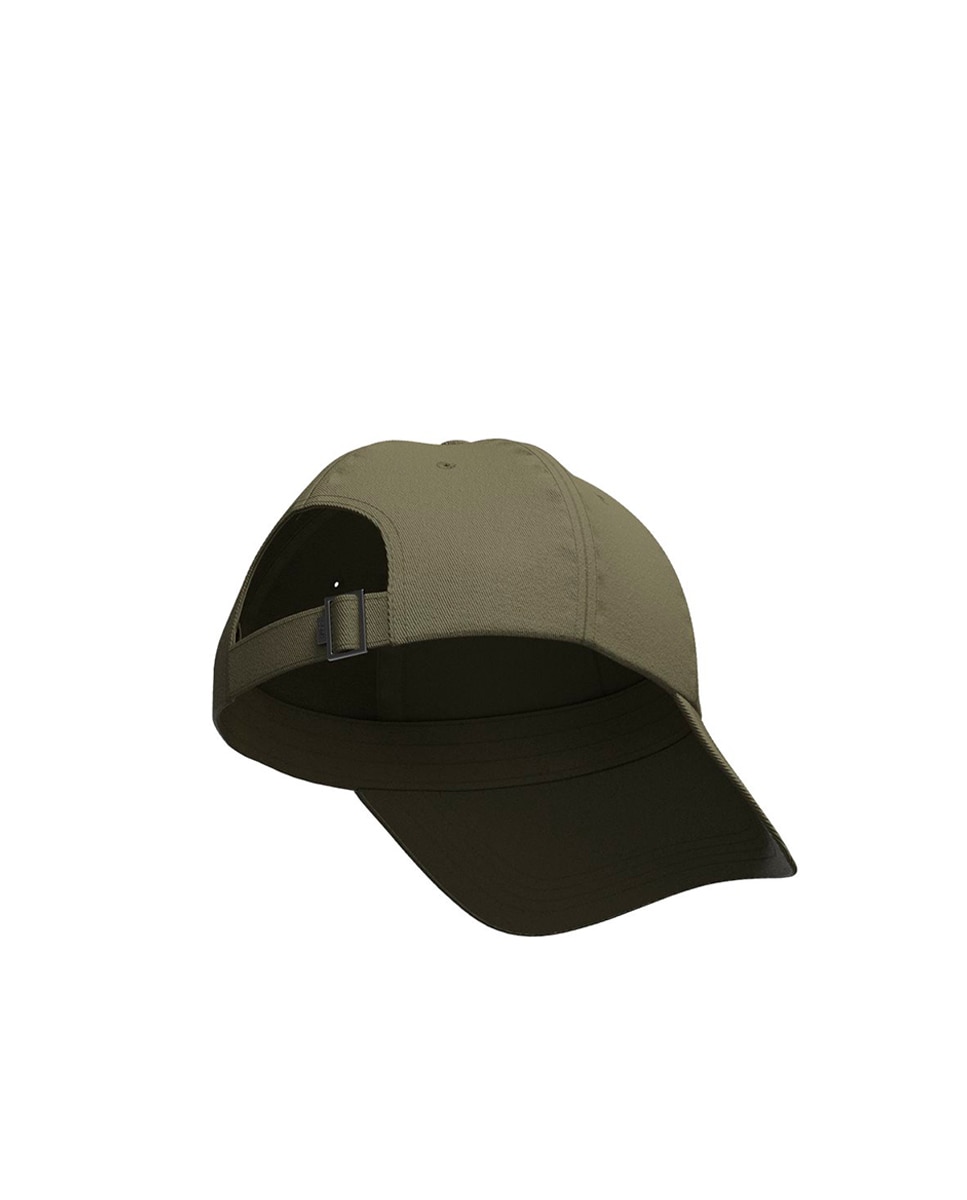 Boné Ligeiro de Algodão com Bordado Verde-militar-2