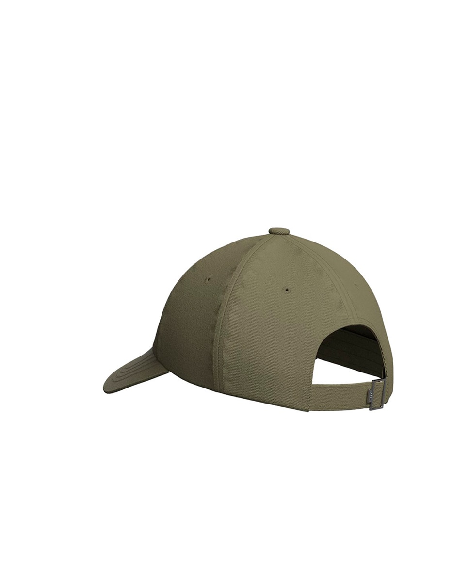 Boné Ligeiro de Algodão com Bordado Verde-militar-3