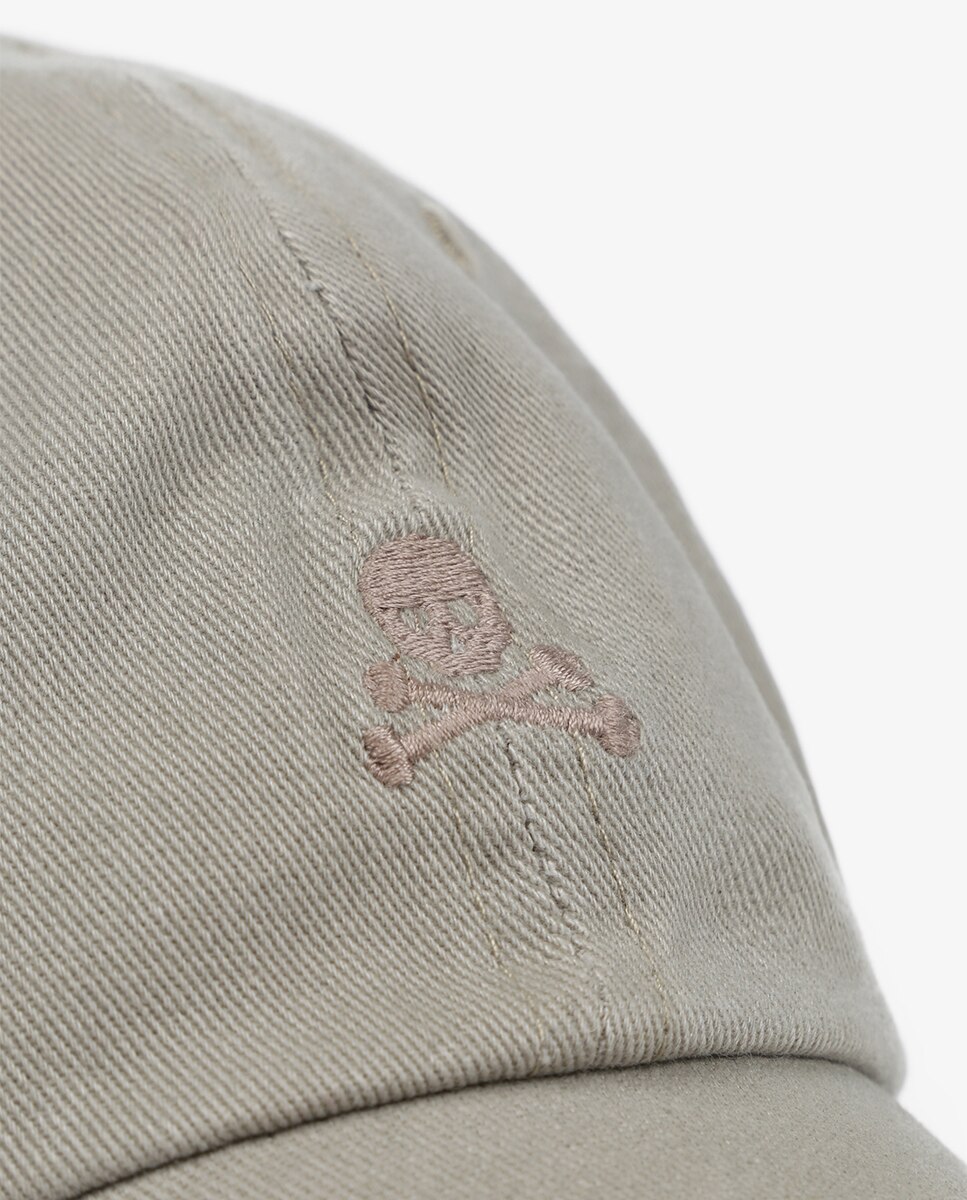 Gorra calavera bordada de hombre - Scalpers - Natural Natural-6