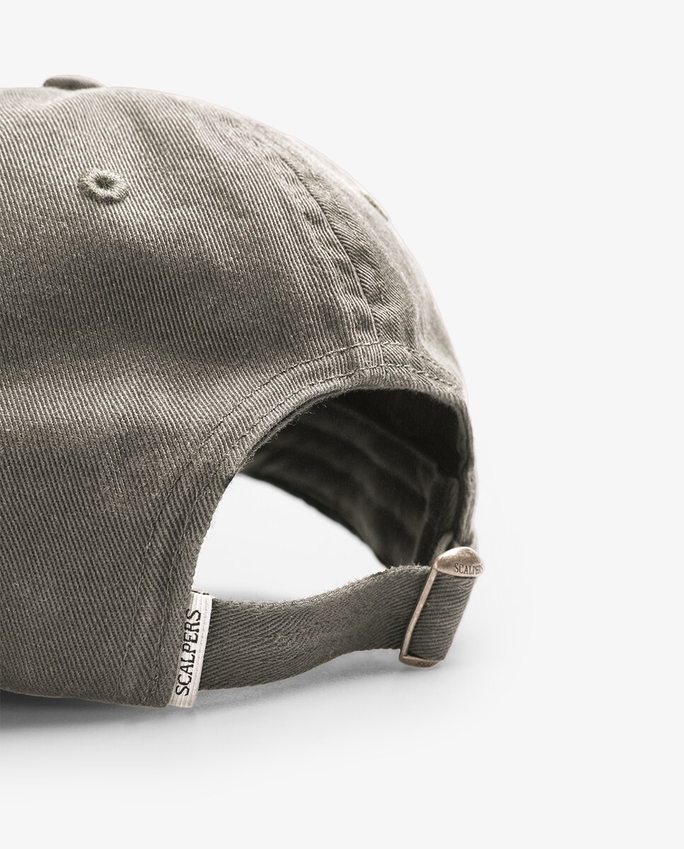 Gorra calavera bordada de hombre - Scalpers - Natural Natural-7