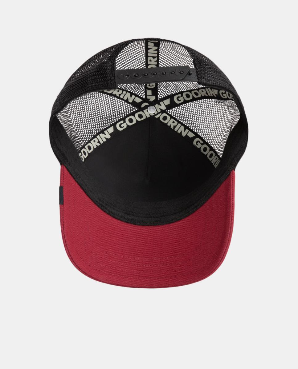 Gorra baseball con parche delantero de hombre. - Goorin Bros - Rojo Rojo-6