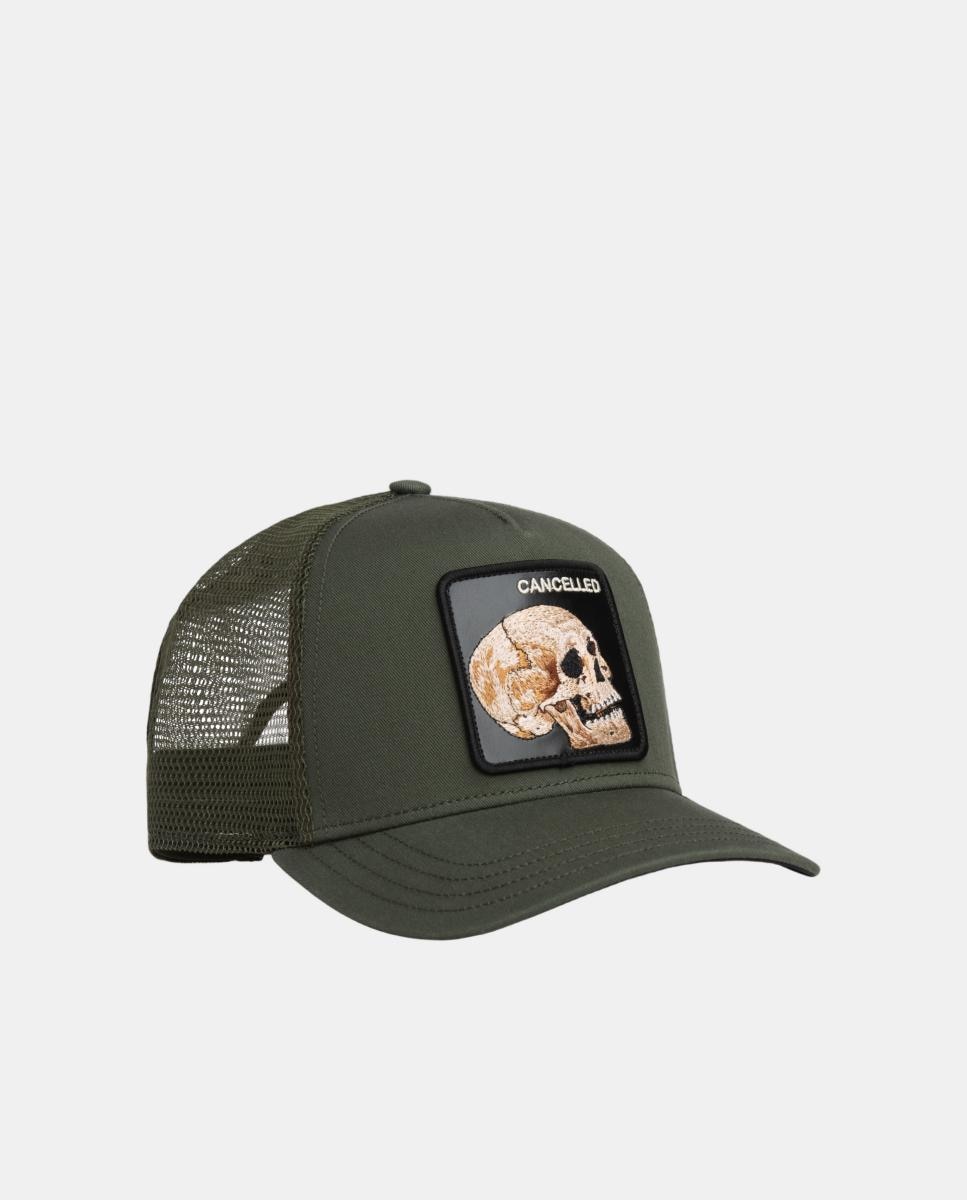 Imagen 0 de Gorra baseball con parche delantero de hombre. Verde