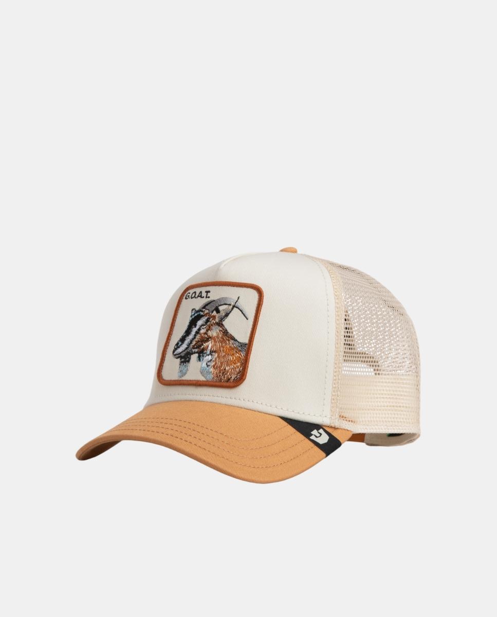 Imagen 0 de Gorra baseball con parche delantero de hombre. Natural