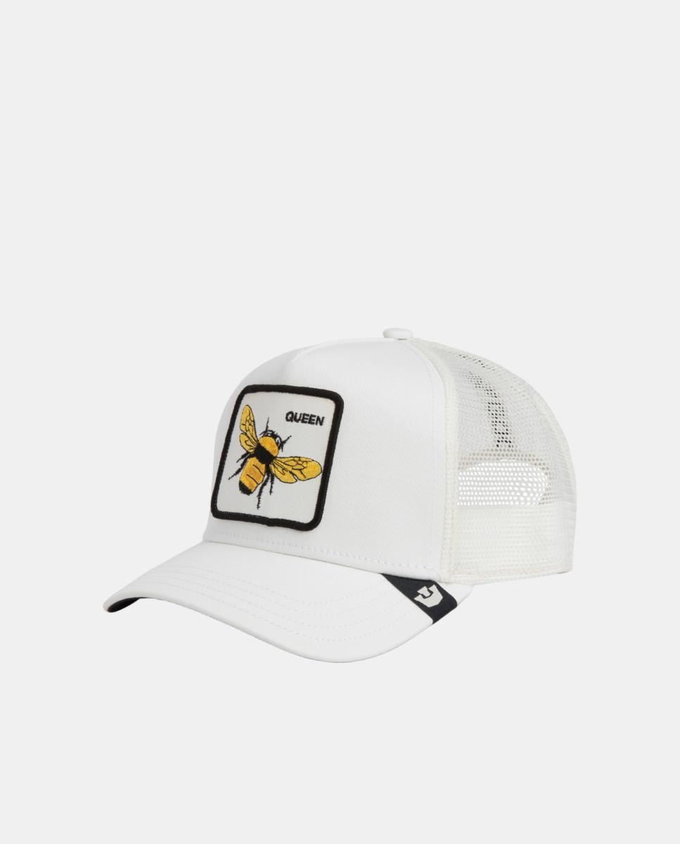 Imagen 0 de Gorra baseball con parche delantero de hombre. Blanco