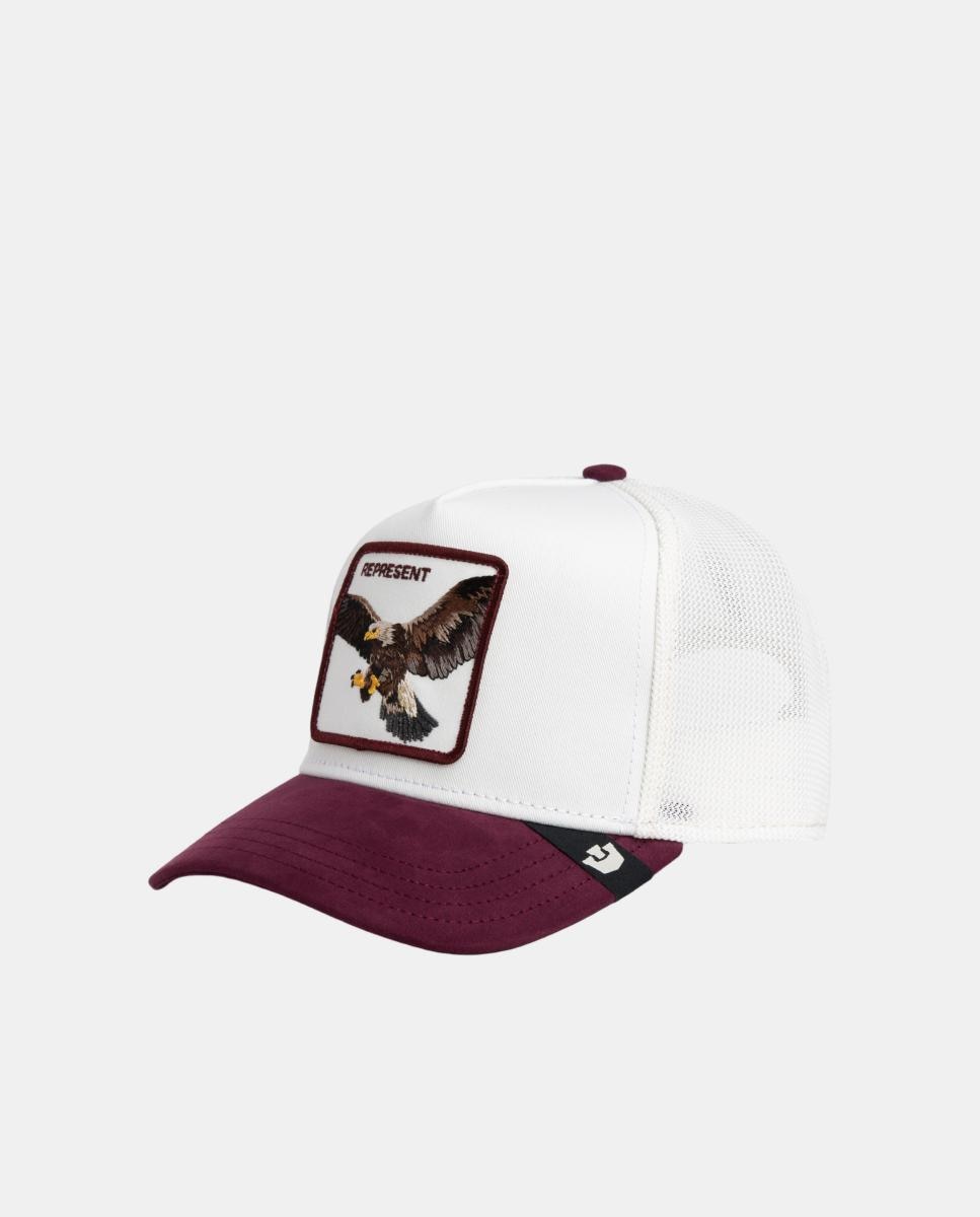 Imagen 0 de Gorra baseball con parche delantero de hombre. Blanco