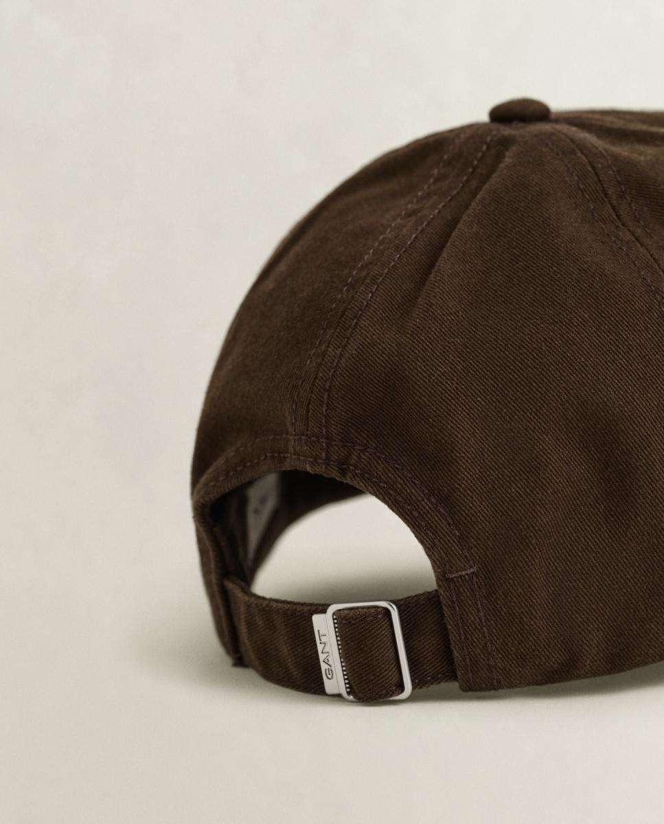 Gorra de baseball en algodón con logotipo bordado - Gant - Marrón oscuro Marrón oscuro-3