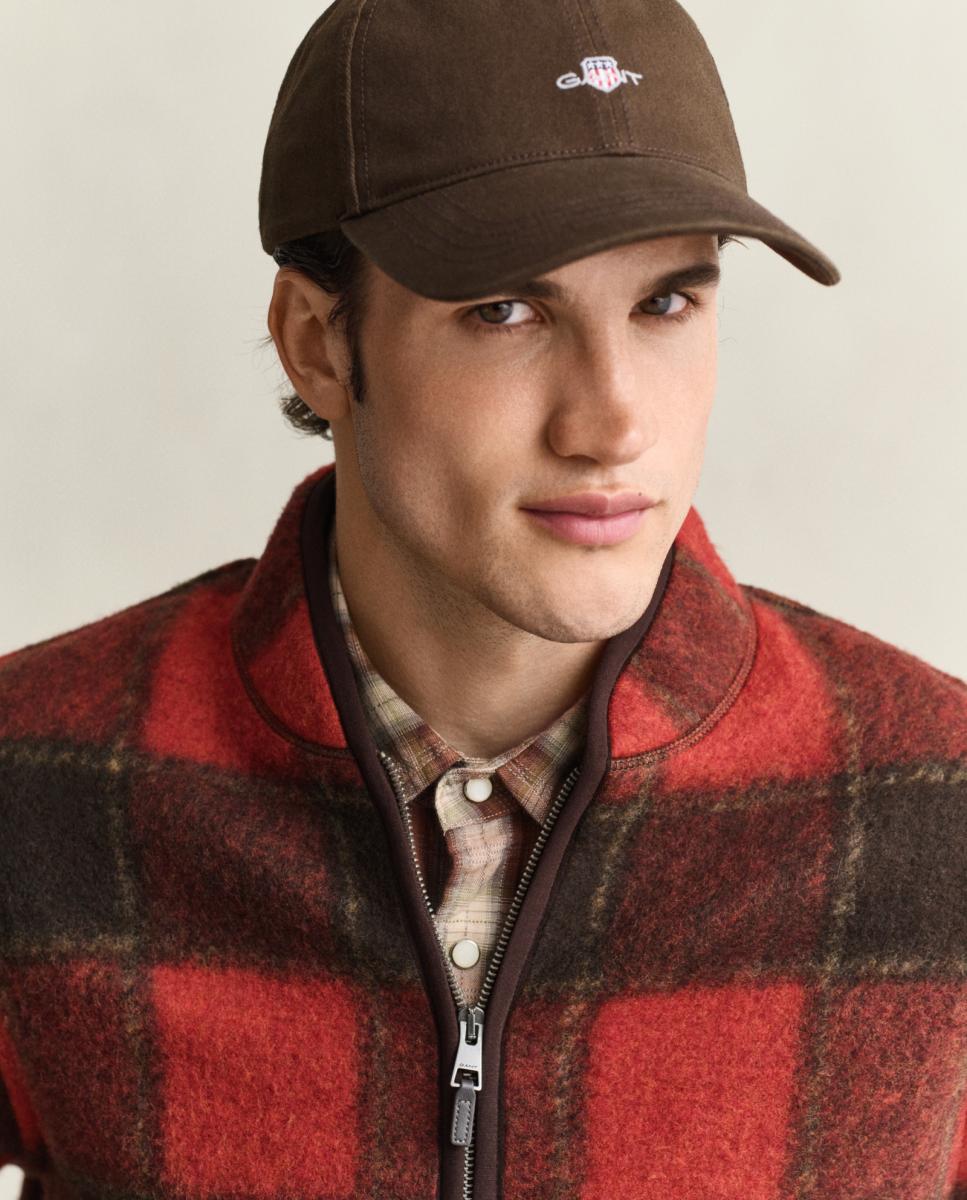 Gorra de baseball en algodón con logotipo bordado - Gant - Marrón oscuro Marrón oscuro-4