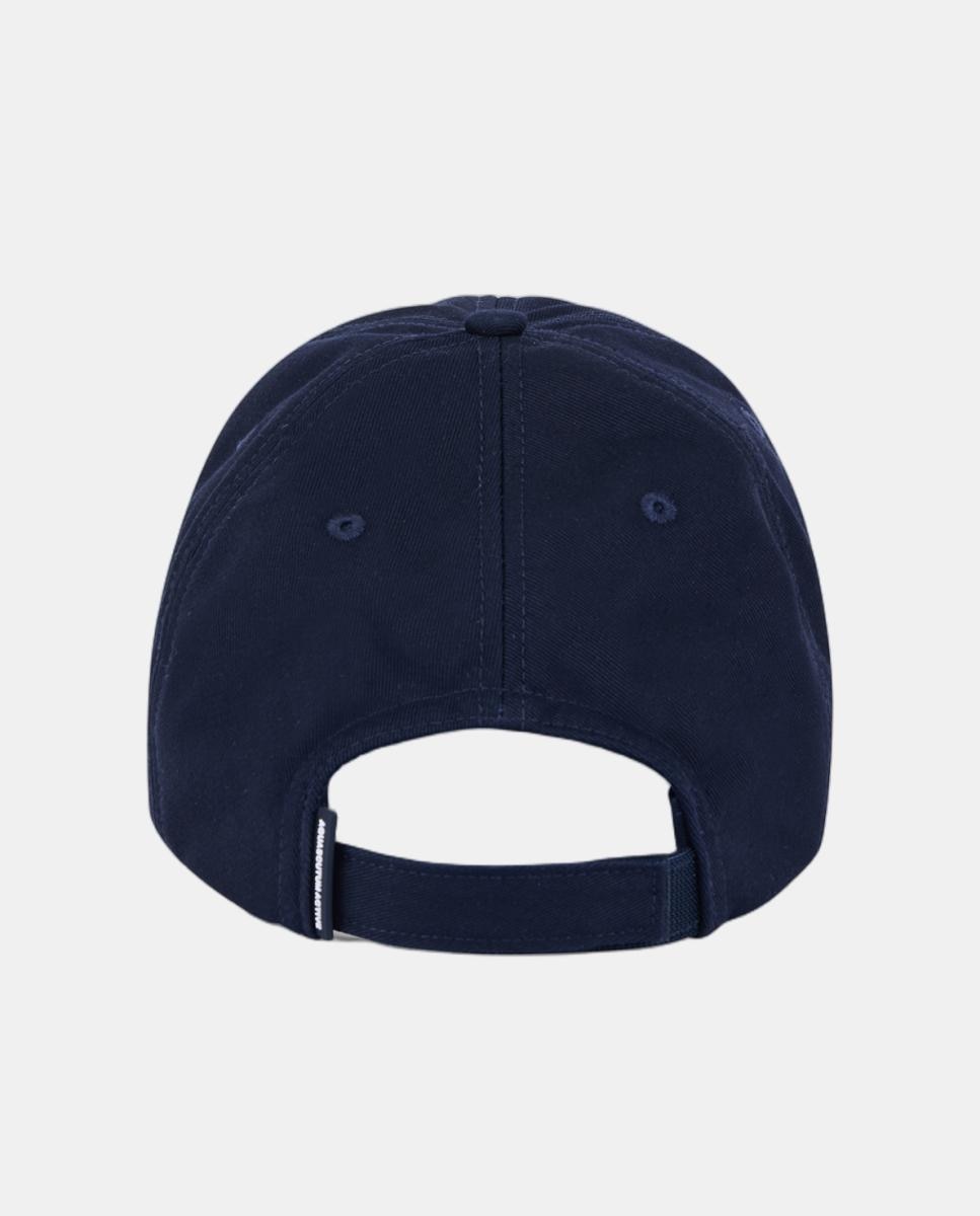 Imagen 4 de Gorra de baseball en algodón con logotipo - AQUASCUTUM - Azul marino Azul marino