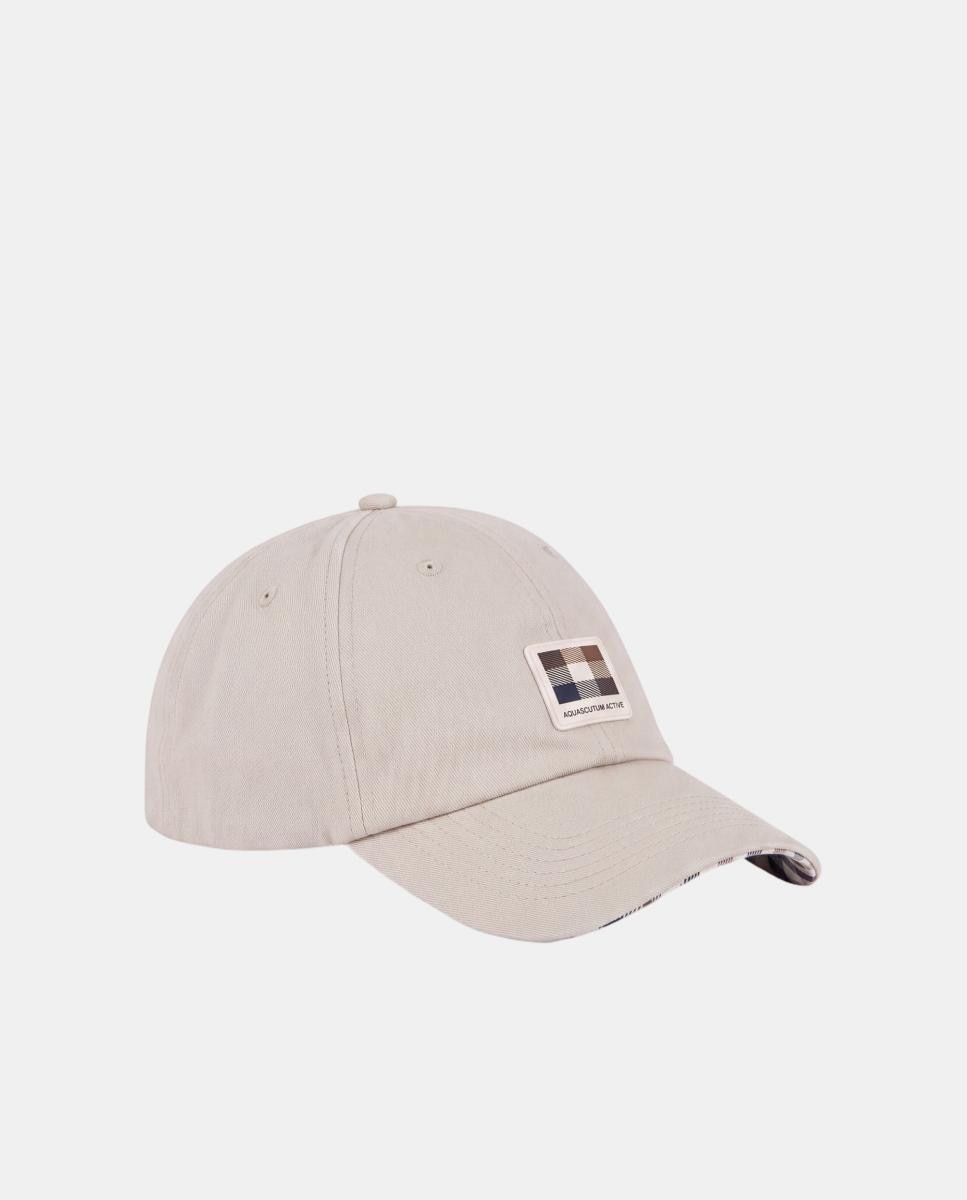 Imagen 1 de Gorra de baseball en algodón con logotipo Beige