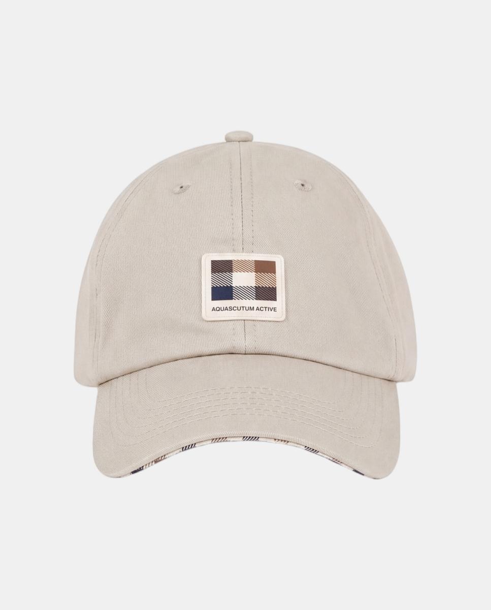 Imagen 2 de Gorra de baseball en algodón con logotipo - AQUASCUTUM - Beige Beige