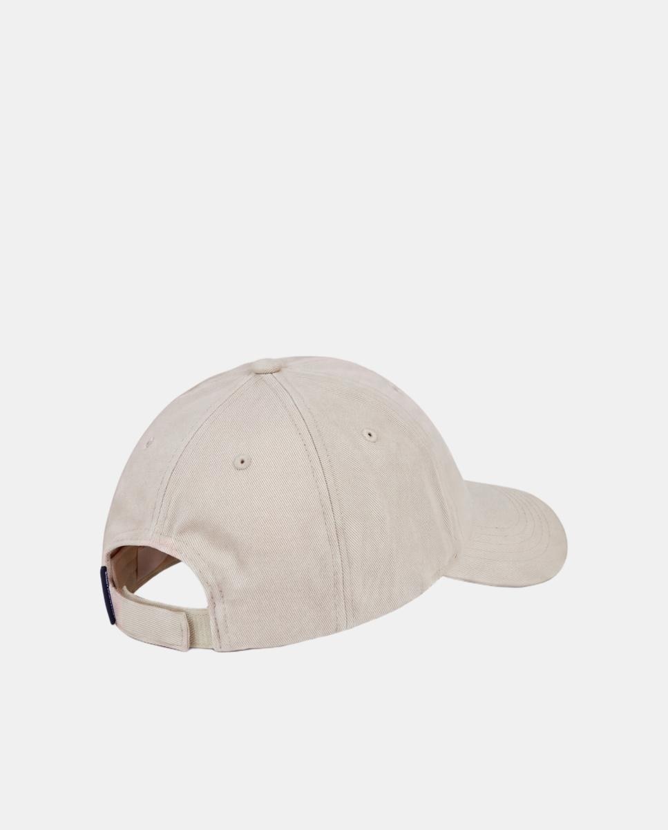 Imagen 3 de Gorra de baseball en algodón con logotipo - AQUASCUTUM - Beige Beige