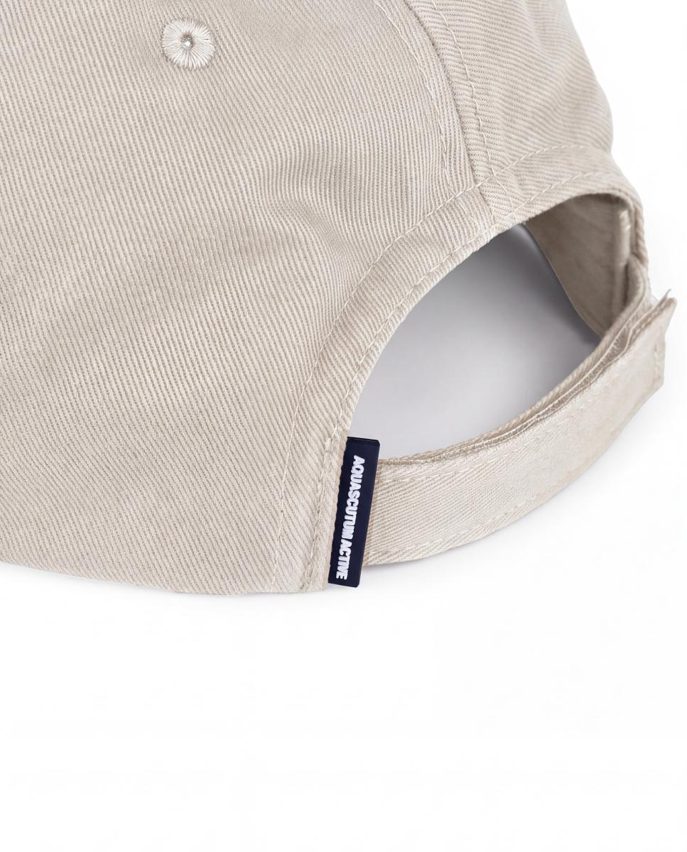 Imagen 5 de Gorra de baseball en algodón con logotipo - AQUASCUTUM - Beige Beige
