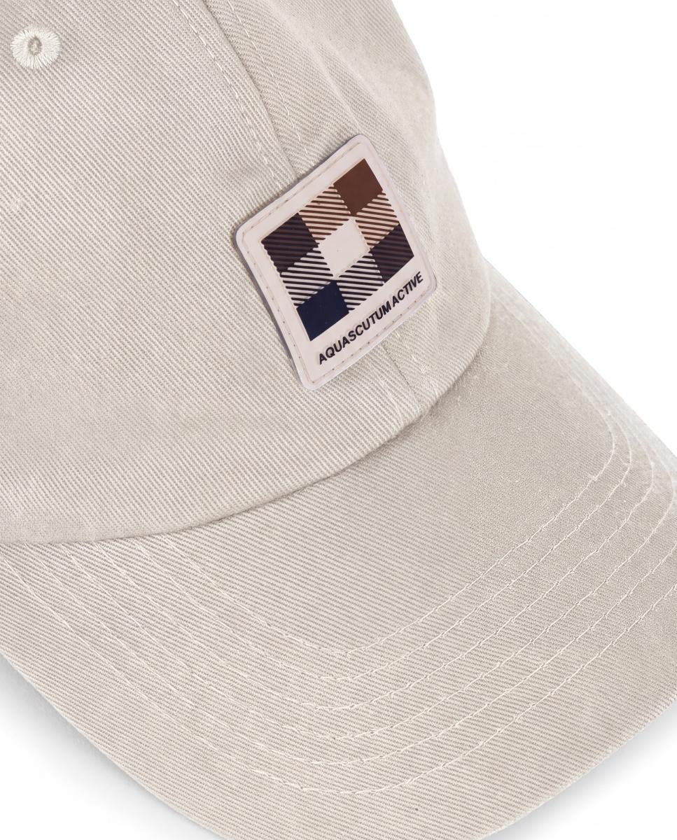 Imagen 6 de Gorra de baseball en algodón con logotipo - AQUASCUTUM - Beige Beige